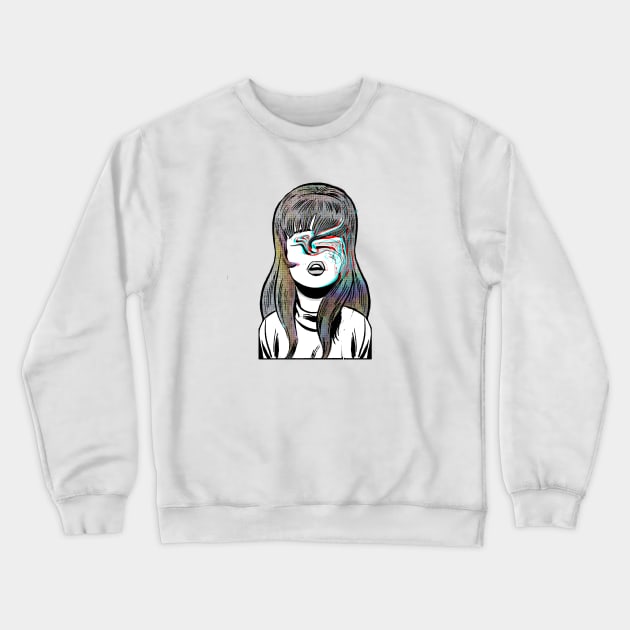 I Can't Listen Anymore Crewneck Sweatshirt by Michele Rota